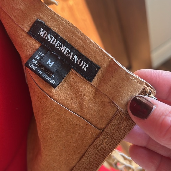 Leather corset top - Picture 6 of 7